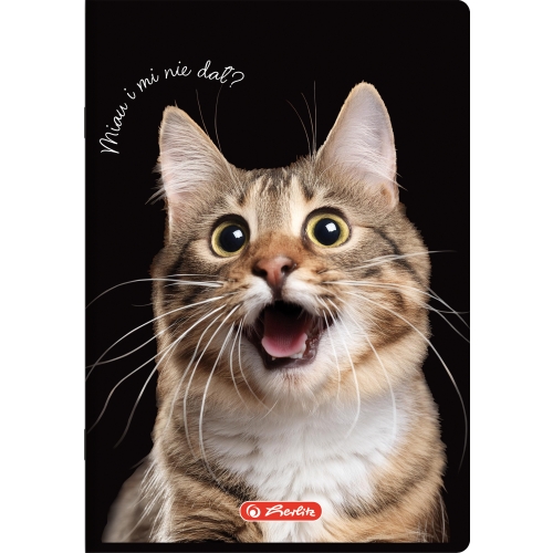 Zeszyt A5 80k kratka z marginesem CRAZY ANIMAL 400196839 HERLITZ
