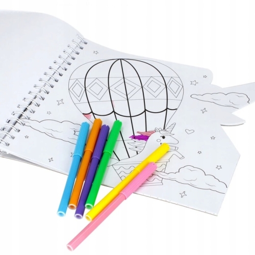 Zestaw kreatywny do kolorowania + pisaki UNICORN 497702 STARPAK