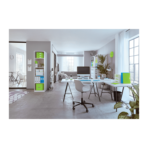 Kołonotatnik LEITZ WOW A4 80k PP kratka zielony 46380054/46380064