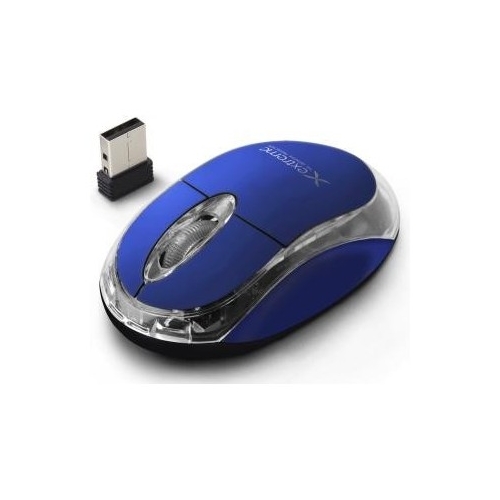 Mysz bezprzewodowa EXTREME HARRIER niebieska 3D optyczna XM105B