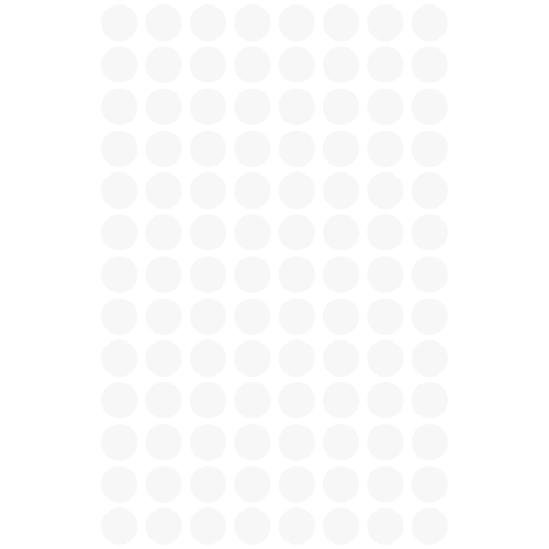 Etykiety ZF Q8mm 3175 białe kółka AVERY ZWECKFORM