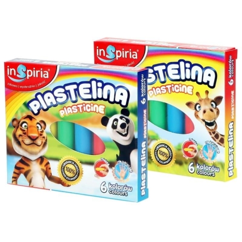 Plastelina 6 kolorów 0463-0001-99 Panta Plast