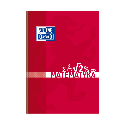 Brulion A5 80k kratka margines szyty MATEMATYKA 400128310 OXFORD