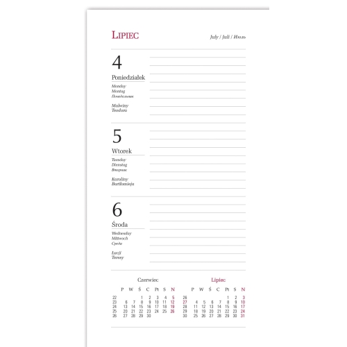 Terminarz Kieszonkowy T-231F-03 Michalczyk i Prokop