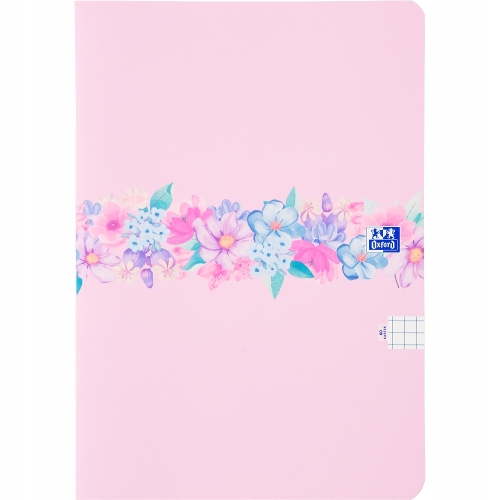 Zeszyt A4 60k kratka margines FLOWERS 400181451 OXFORD