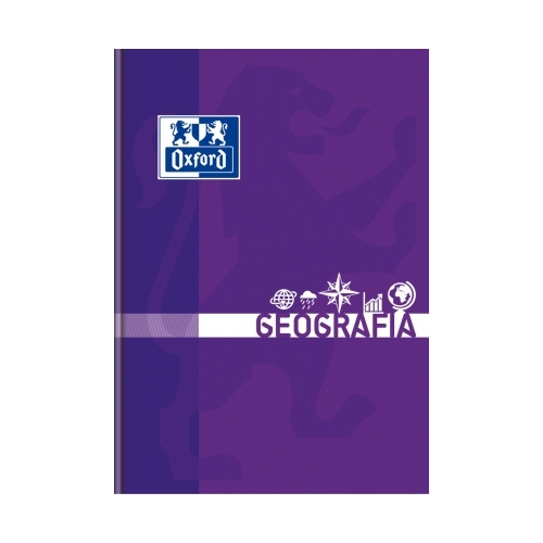 Brulion A5 80k kratka margines szyty GEOGRAFIA 400128287 OXFORD