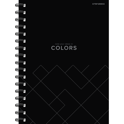 Kołozeszyt A6 80k kratka COLORS 400169231 TOP 2000