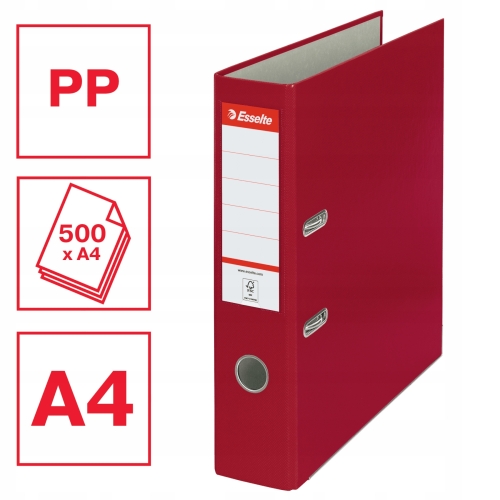 Segregator ekonomiczny A4/75mm bordowy 11276 ESSELTE