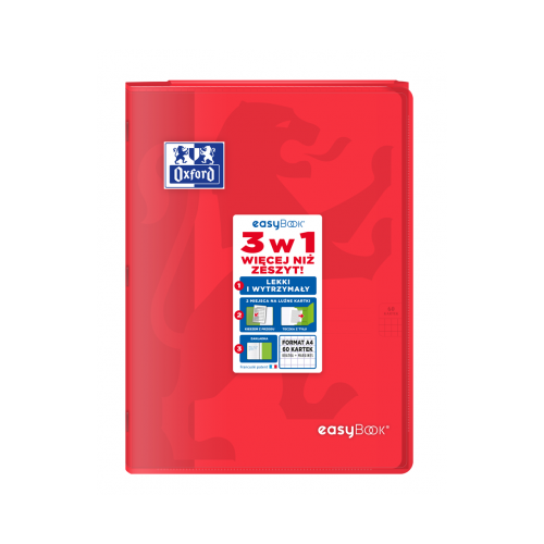 Zeszyt A5 60k linia 90g PP EASYBOOK 400146694 OXFORD