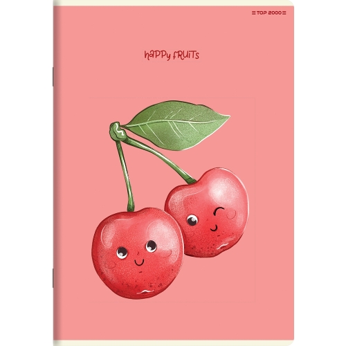 Zeszyt A6 32k kratka HAPPY FRUITS 400181855 TOP 2000