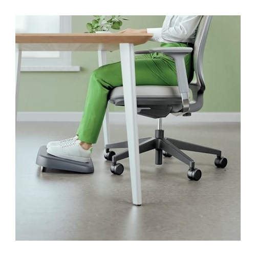 Regulowany podnóżek Leitz Ergo 80% plastiku z recyklingu szary 65460089