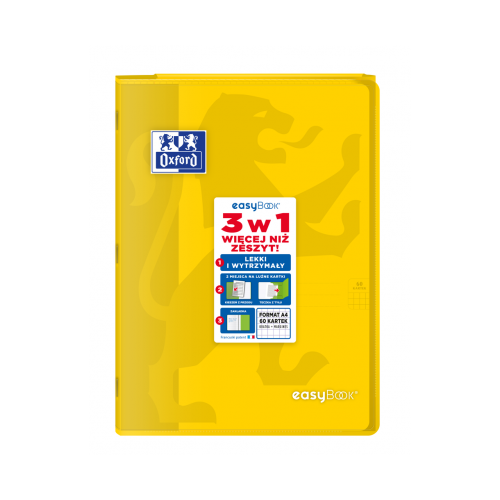 Zeszyt A4 60k kratka 90g PP EASYBOOK 400146695 OXFORD