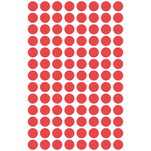 Trwałe kółka 8mm 416szt./op. czerwone 3010 AVERY ZWECKFORM
