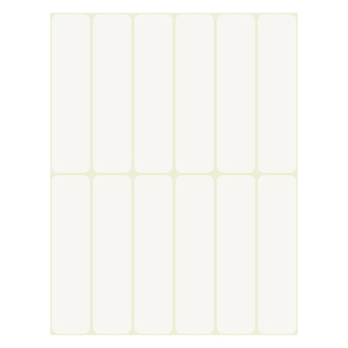 Etykieta identyfikatory imienne 76x19mm(10 arkuszy = 120etykiet) białe foliowe 51066 AVERY ZWECKFORM