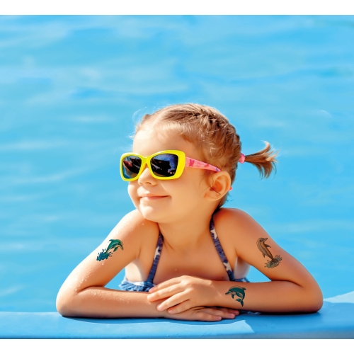 Naklejki tatuaże dla dzieci DELFINKI 56439 Z-DESIGN TATTOO AVERY ZWECKFORM