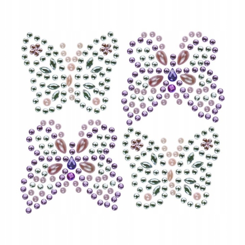 Kryształki samoprzylepne MOTYL 627653 24MH03214 TITANUM