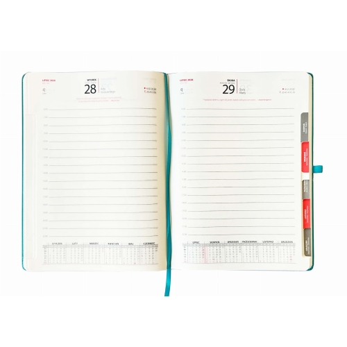 Kalendarz książkowy A4 dzienny LUX ELEGANCE K-A4DE AVANTI