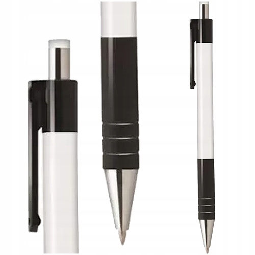 Długopis niebieski 0,7mm obudowa biała KD940-NB TETIS