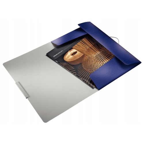 Teczka z gumką LEITZ STYLE 15mm A4 Tytanowy błękit 39770069