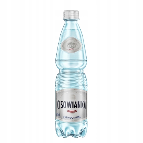Woda mineralna CISOWIANKA 0.5L (12szt) lekko gazowana z kaucją