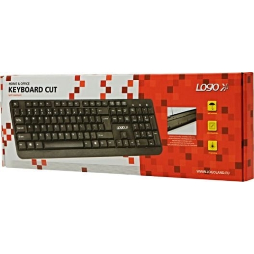 Klawiatura LOGO CUT USB czarna (Cut US)