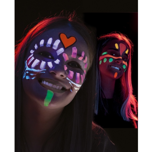 Kredki do twarzy CARIOCA MaskUP 6 kolorów neonowe (43156) 170-2607