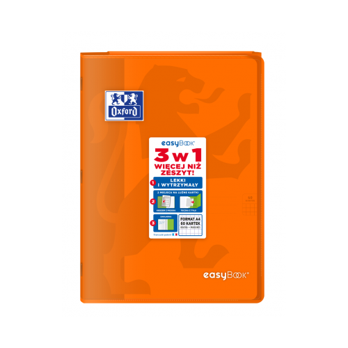 Zeszyt A5 60k linia 90g PP EASYBOOK 400146694 OXFORD