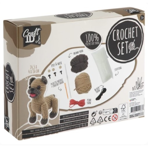 Zestaw do szydełkowania BULDOG 9,5x15,5x16cm CR1714/GE GRAFIX