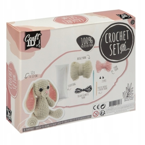 Zestaw do szydełkowania KRÓLIK 12x9x12cm CR1702/GE GRAFIX