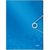 Teczka z gumką LEITZ WOW 30mm 250k A4 niebieska 46290036