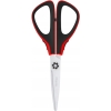 Nożyczki 17,5cm Easycut 300 soft grip czerwone 326316 BERLINGO