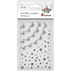 Kryształki samoprzylepne MOTYLE + Kropki (64 sztuki) 627664 24SL0341 TITANUM