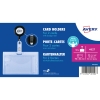 Holder plastikowy na 2 karty 54x90mm ze ściagaczem (10 sztuk) 4827 AVERY