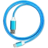Kabel USB - USB-C PLATINET 1m 2A LED niebieski (45742)