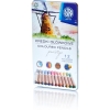 Kredki z drewna cedrowego 12 kolorów opakowanie metalowe 312117001 ASTRA PRESTIGE