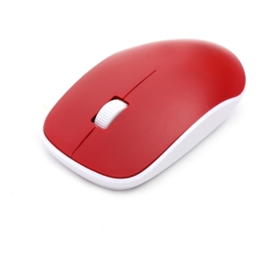 Mysz OMEGA bezprzewodowa optyczna 1200dpi USB czerwona (42863)