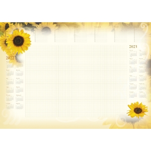 Terminarz -Planer A2 z listwą słoneczniki T-1-A2-5 Michalczyk i Prokop