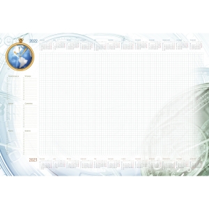 Terminarz-Planer B3 z listwą globus T-2-B3-1 Michalczyk i Prokop