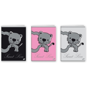 Zeszyt A5 32k kratka okładka miękka SWEET LOVE EL-M8-032-KA5 ELISA