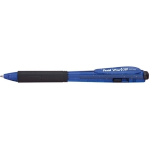 Długopis żelowy WOW K437CR/C niebieski pstryk.gum.uchwyt PENTEL