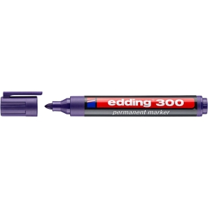 Marker permanentny 300-8 fioletowy okrągła końcówka 300/008/F EDDING