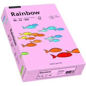 Papier ksero kolorowy A4 80g RAINBOW R54 jasnoróżowy 88042519