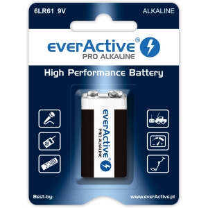 Bateria EVERACTIVE Pro Alkaline 9V/6LR61 alkaliczna blister