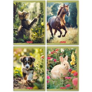 Zeszyt A4 32k linia ANIMALS 9583097 HERLITZ