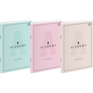 Zeszyt A4 60k. Kratka M 90g ACADEMY PASTEL