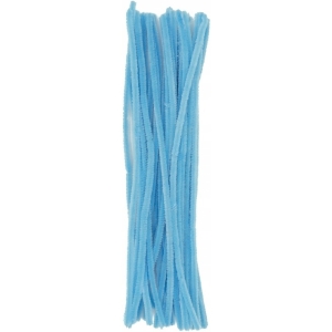 Druty pluszowe DPK-25 6mm x 30cm błękitne (40 szt.) ALIGA