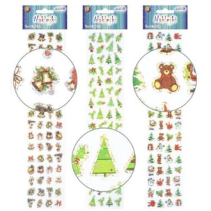 Naklejki NKX-8481 świąteczne wypukłe 6,5 x 30cm ALIGA