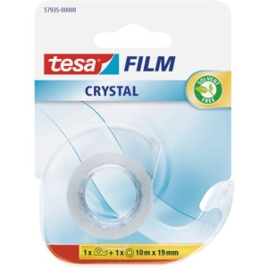 Taśma biurowa TESA FILM cristal 10mx19mm z mini dyspenserem
