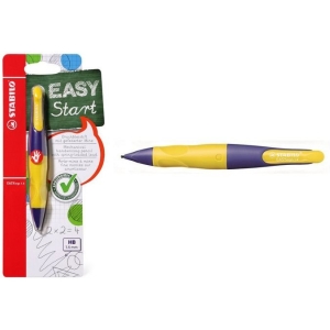 Ołówek STABILO EASYStart 1,4mm HB dla praworęcznych fioletowo żółty BLISTER B-46896