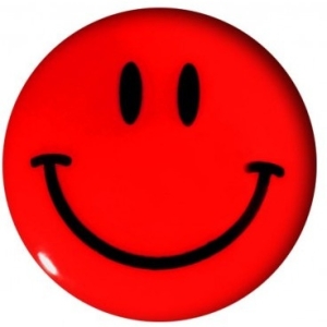 Magnesy do tablic czerwone uśmiechy 35mm (5szt.) GM302-SC5 TETIS